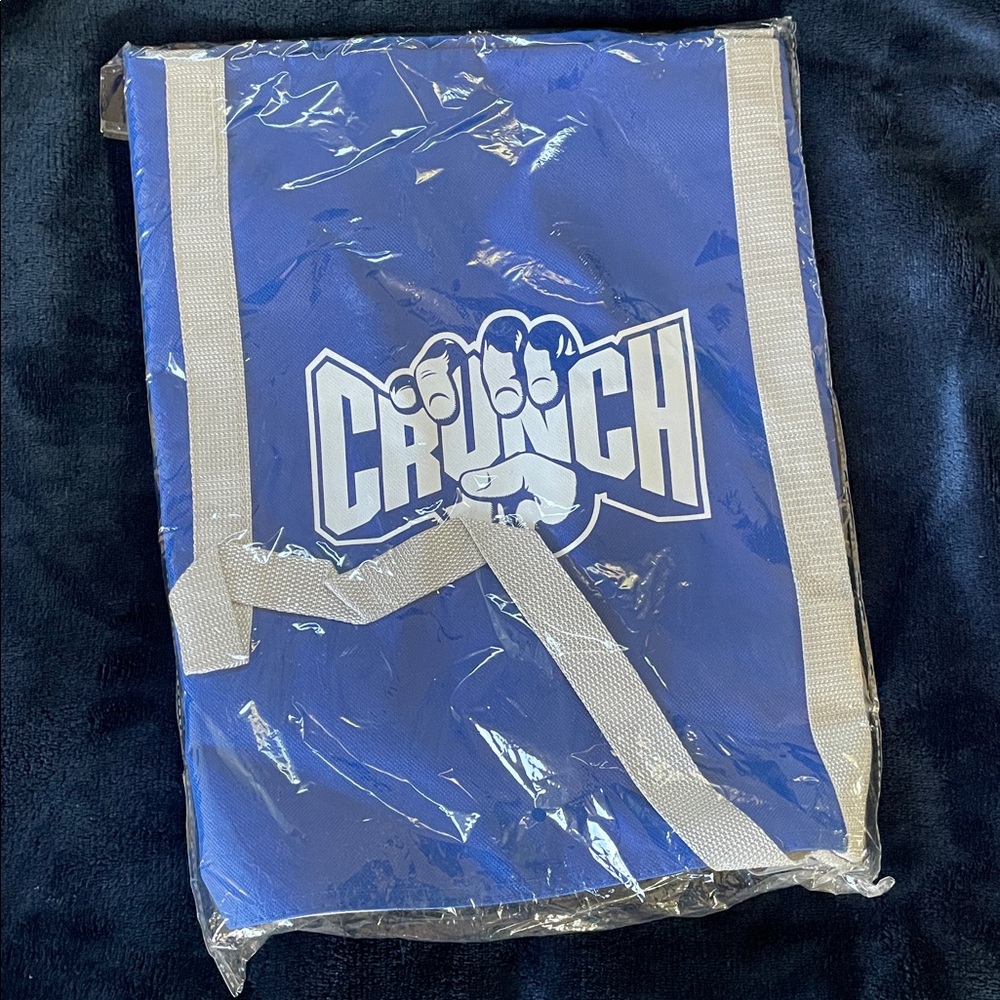New in plastic Crunch gym bag